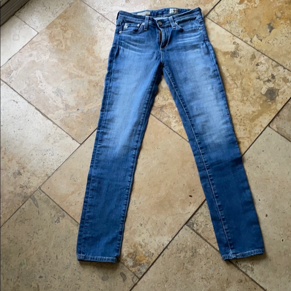 AG jeans Adriano Goldschmied skinny mid rise jeans